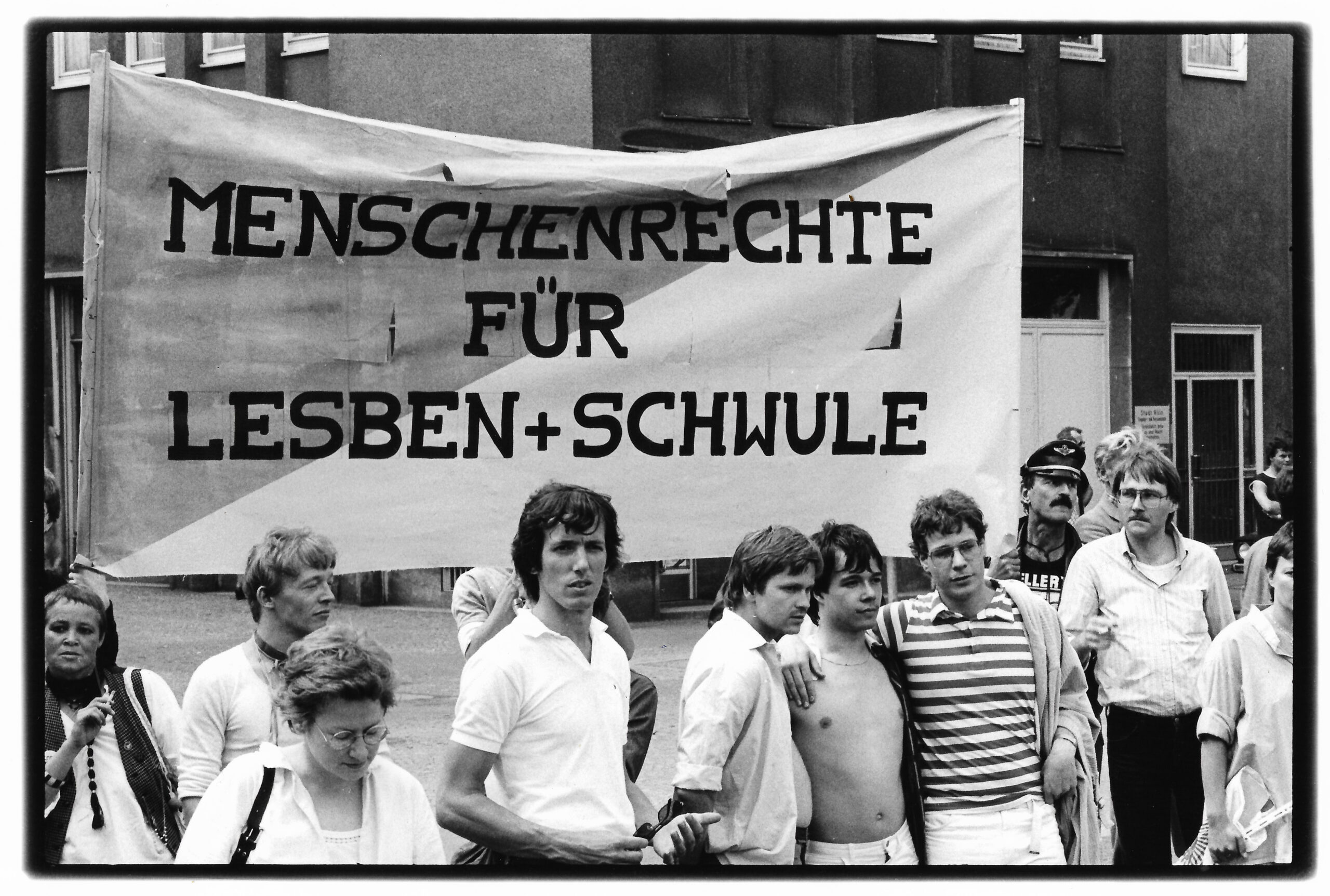 Banner Menschenrechte für Lesben und Schwule